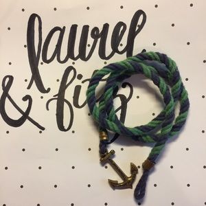 Kiel James Patrick Anchor Wrap Bracelet